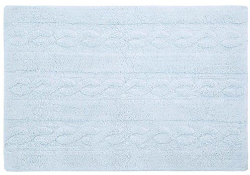 Lorena Canals trenzas Soft Niebieski 80 x 120 cm dywan nadaje się do prania C-TR-SB-S