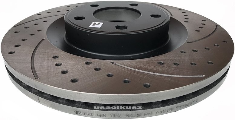 Pro Fusion Przednia WIERCONA NACINANA tarcza hamulcowa Ford Edge 2010-2014 54154-MIKODA
