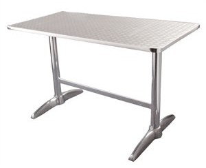 Bolero Stół ze stali nierdzewnej | prostokątny | 1200x600mm U432