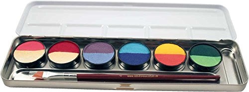 Eulenspiegel Profi-Schminkfarben GmbH Eulenspiegel 206102  pędzel do makijażu paleta 