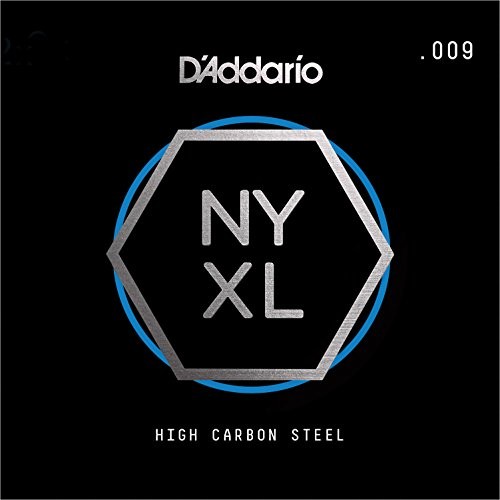 DAddario NYS009 pojedyncza struna gitarowa z czystej stali.009 NYS009
