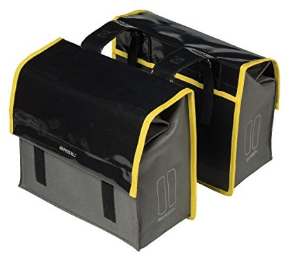 Basil Urban Load S Double Bag, torba na rower, 25 L, czarny BAS17696