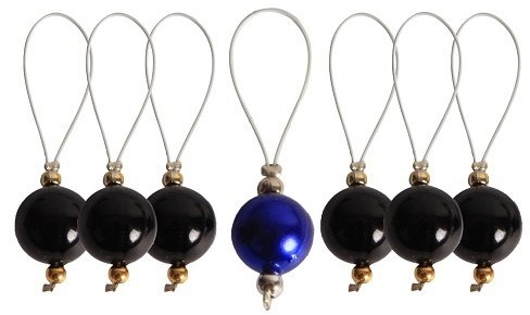 KnitPro Knit Pro oznacznik zooni z kuleczki oczka z cekinami, model 