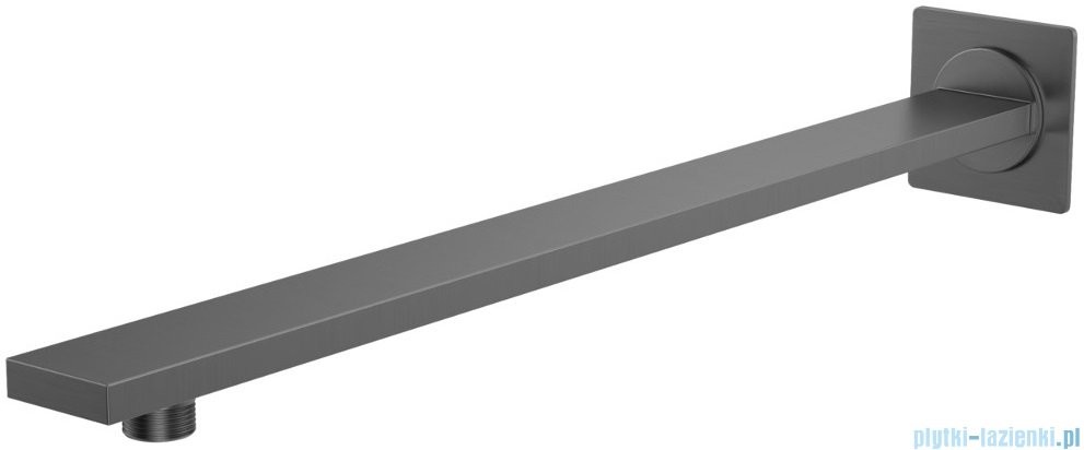 KOHLMAN Kwadratowe ścienne ramię do deszczownicy 40cm szczotkowany grafit WQEG W magazynie)