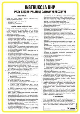 IAC23 Instrukcja BHP przy cięciu (paleniu) gazowym ręcznym