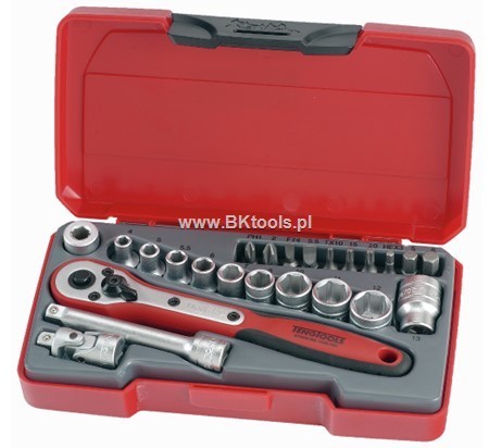 TENG TOOLS TENGTOOLS ZESTAW KLUCZY NASADOWYCH 1/4