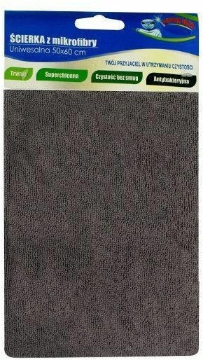 ARTYKUŁY AGD F Ścierka Podłogowa Mikrofibra Szara 50x60 Fe-02 F FEN000397