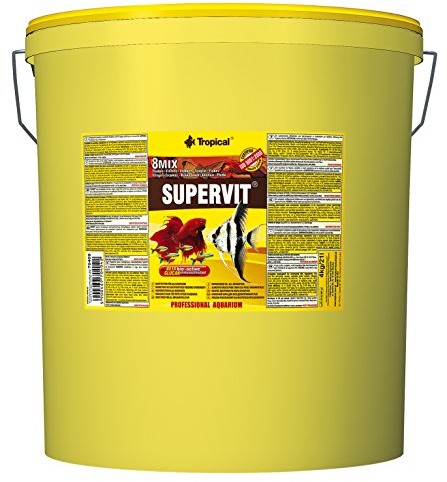Tropical supervit Premium podszewka (płatek podszewka główny) do wszystkich ryb ozdobnych, 1er Pack (1 X 21 L) S-038