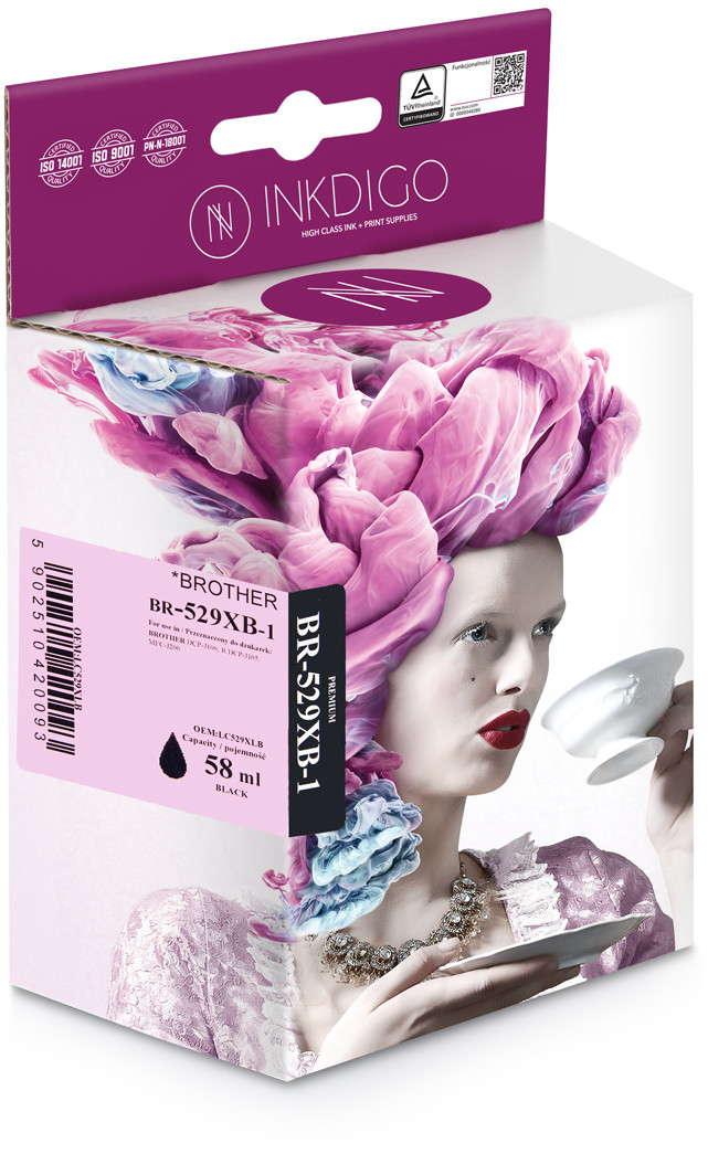 Inkdigo Tusz INKDIGO do BROTHER LC529 XL Black