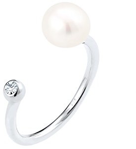 Elli ring słodkowodna perła hodowlana kryształ Swarovskiego 925, srebro, Silver 0612451316_54
