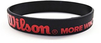 Wilson bransoletka z logo, dla kobiet i mężczyzn, Bracelet, rozmiar uniwersalny, czerwony, V1204 0026388159918