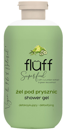Fluff FLUFF Żel pod prysznic Ogórek i Zielona herbata 500ml 65424-uniw