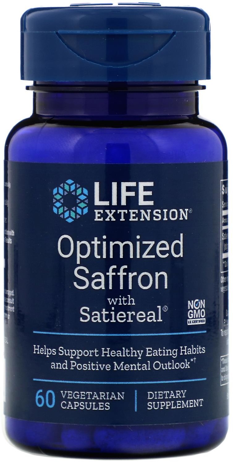 Life Extension Szafran - Optimized Saffron with Satiereal (60 kaps.)