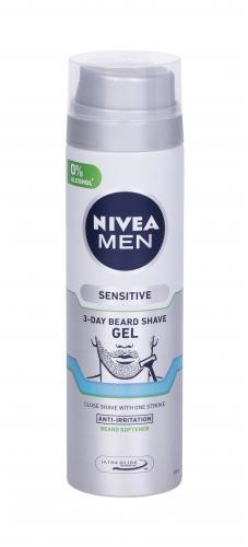 Nivea Men Sensitive 3-Day Beard 200ml Żel do golenia