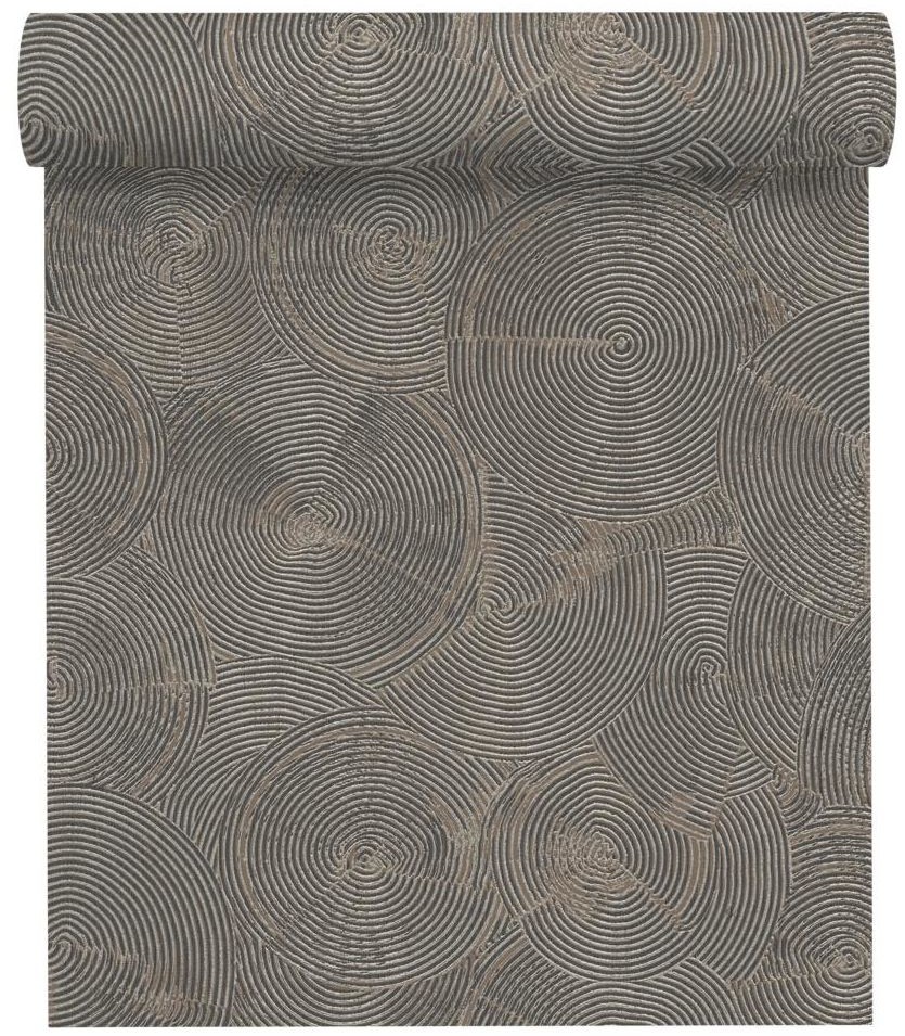 A.S. Creation Tapeta Metropolitan 379004 czarna winylowa na flizelinie