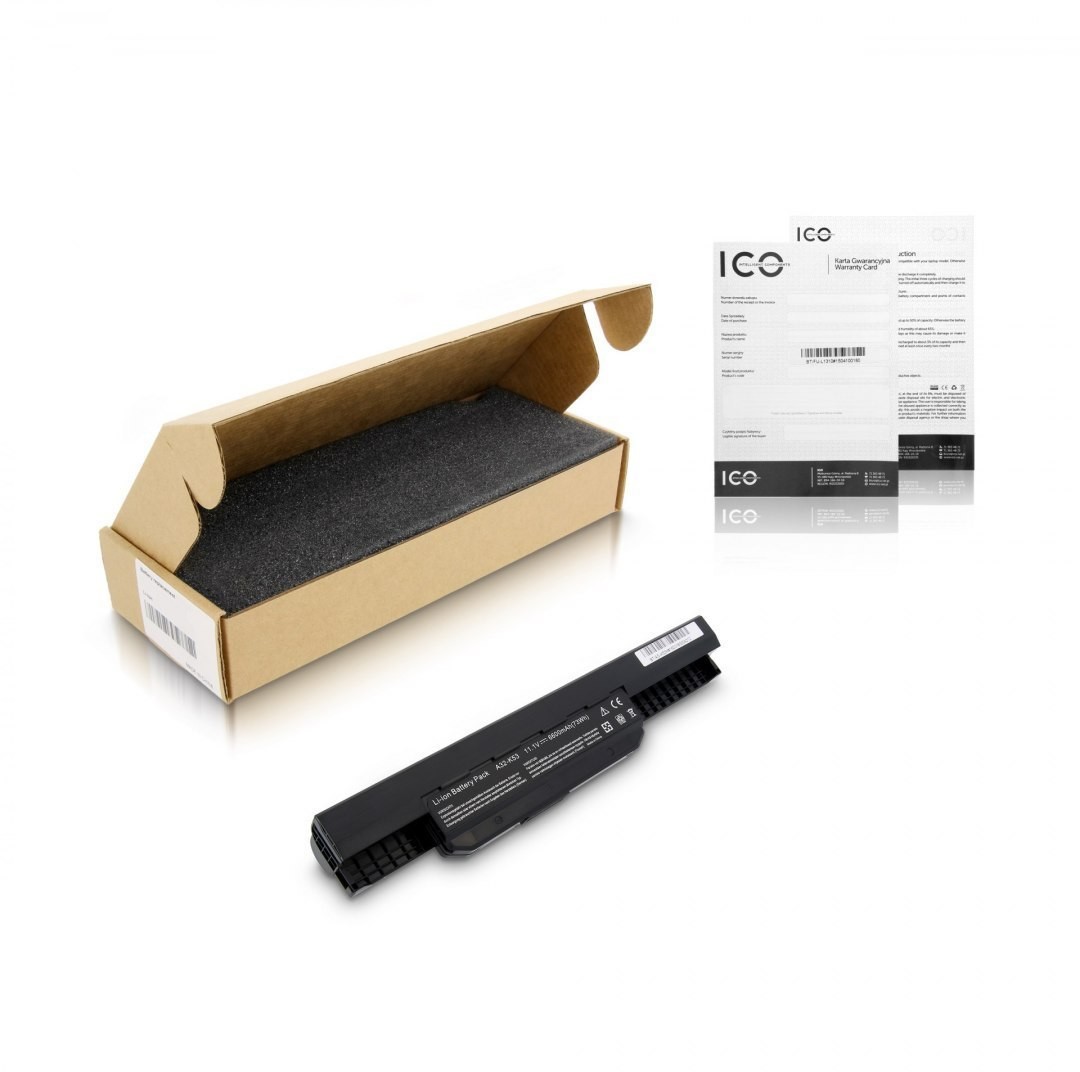Movano Bateria Asus A53, K53 (6600mAh) BT/AS-K53H