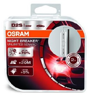 OSRAM D2S 35W P32d-2 XENARC NIGHT BREAKER UNLIMITED 66240XNB-HCB