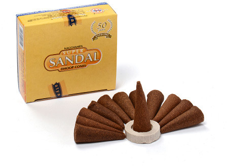 Satya Kadzidełka SATYA Super Sandal (sandał) stożkowe - 12 szt. satya10