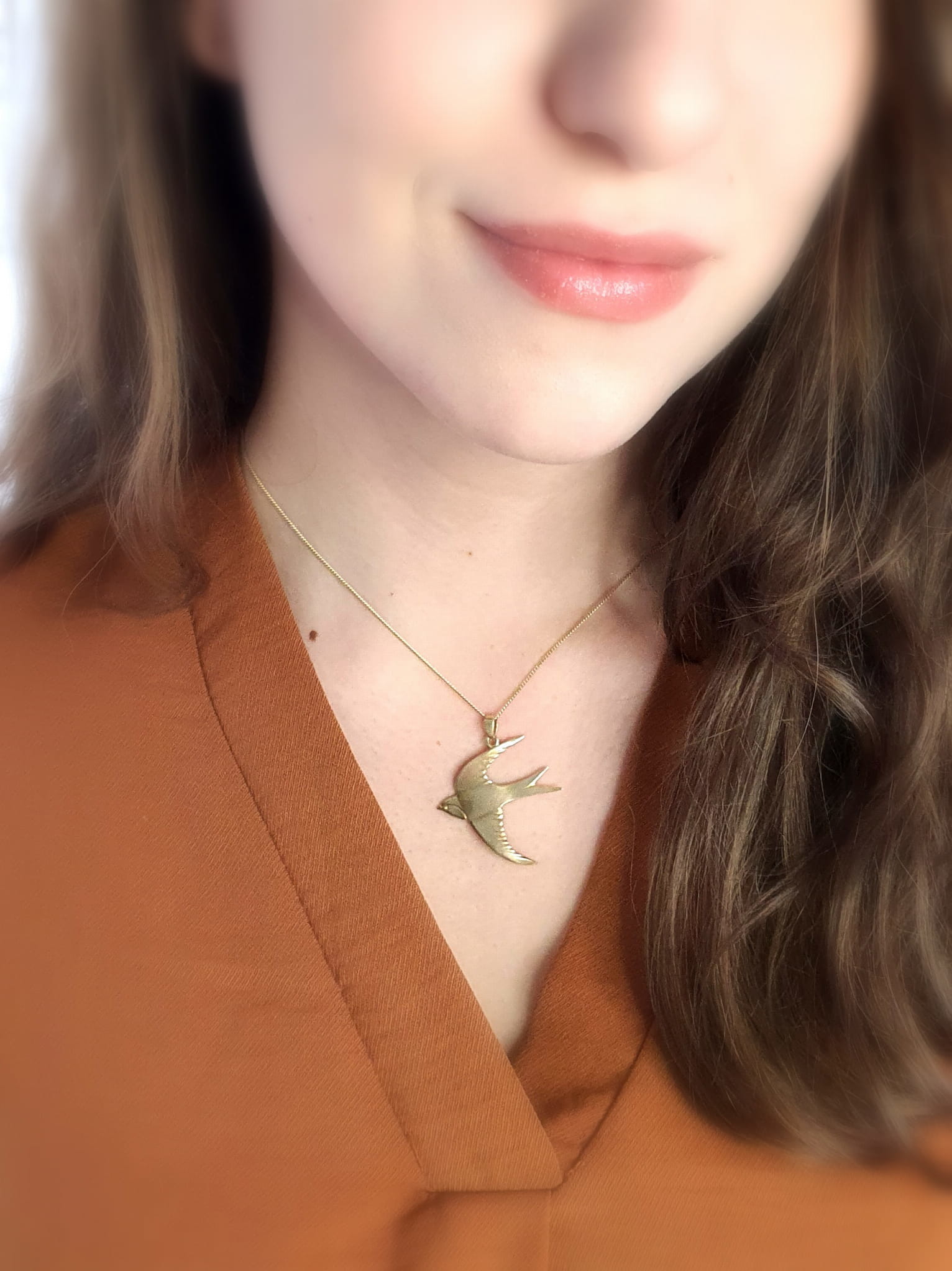 Venus Galeria Złota jaskółka - zawieszka srebrna