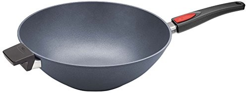 Woll Wełniane Diamond Lite odlew-WOK do kuchenek indukcyjnych wysokie ze zdejmowanym uchwytem, 34  11034DPIL