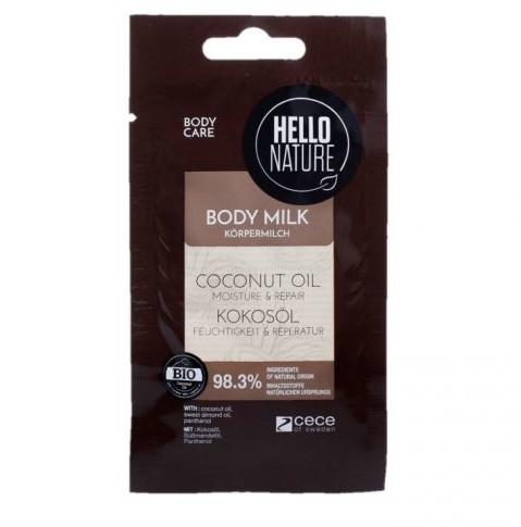 Hello nature Saszetka Mleczko do ciała OLEJEK KOKOSOWY Hello Nature, 20 ml C47B-922D1