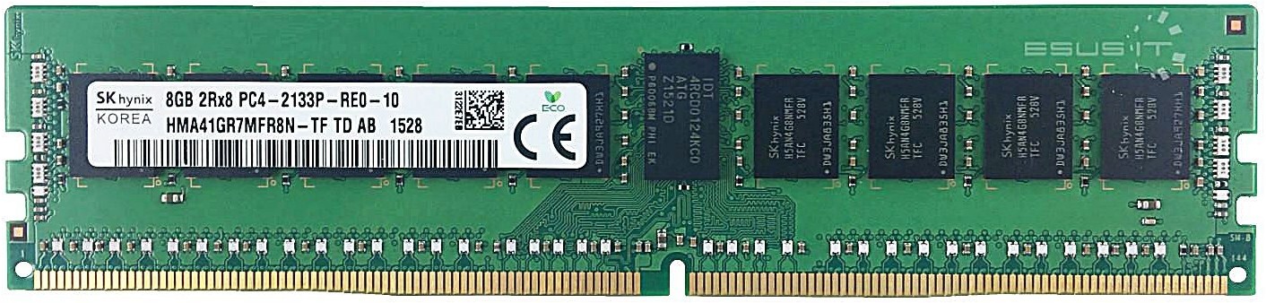 Hynix  RAM 1x 8GB ECC REGISTERED DDR4 2133MHz PC4-17000 RDIMM | HMA41GR7MFR8N-TF HMA41GR7MFR8N-TF
