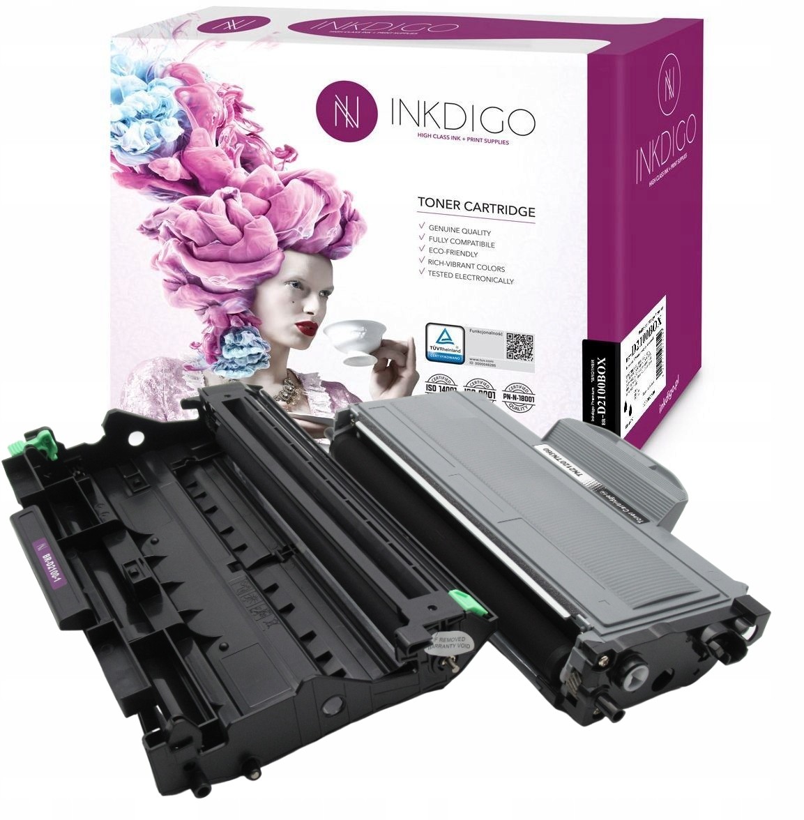 Toner TN2120 Bęben 2100 do drukarki Brother 7040