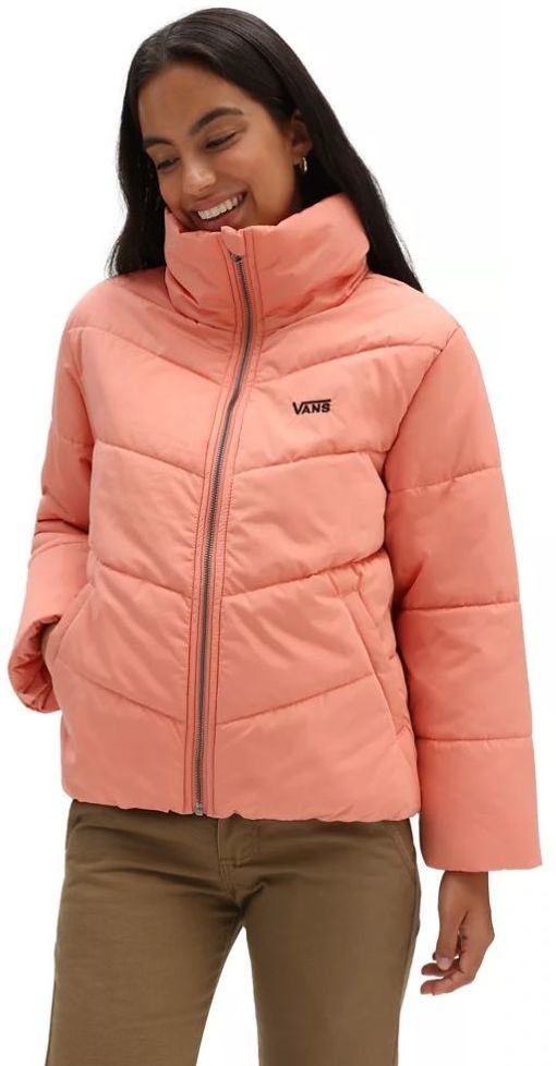 Vans kurtka street zimowa damska FOUNDRY V PUFFER MTE JACKET Terra Cotta
