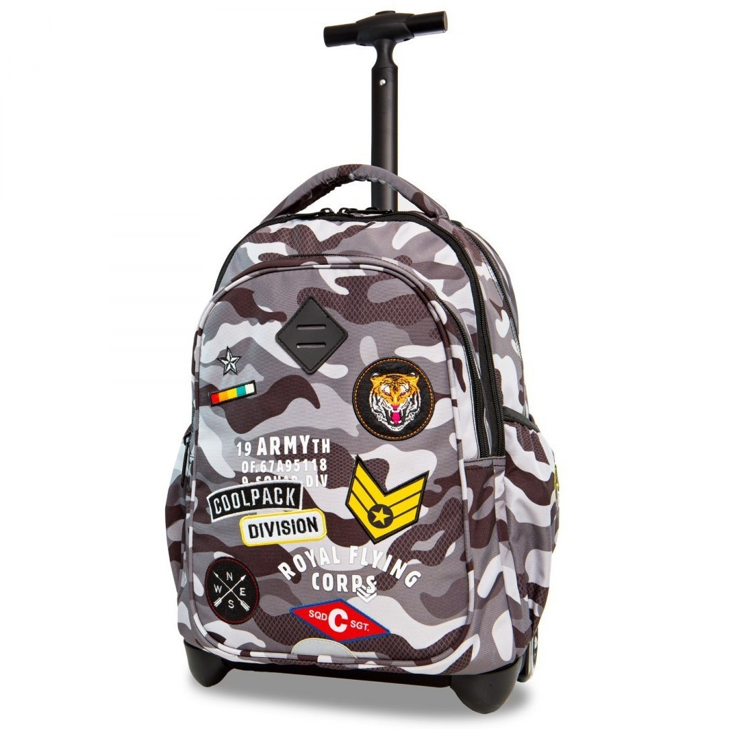 Patio Plecak na kółkach Patio Coolpack Junior (A28111) Badges Camo Black 23896CP