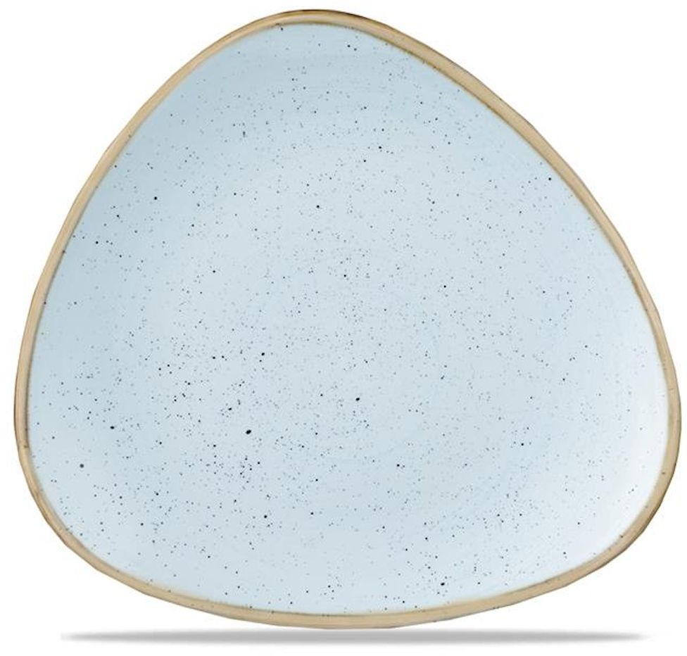 Churchill Talerz porcelanowy trójkątny Duck Egg Blue śr. 22.9 cm SDESTR91