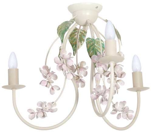 Luminex Plafon lampa sufitowa Largo 3x60W E14 biały/multikolor 5764