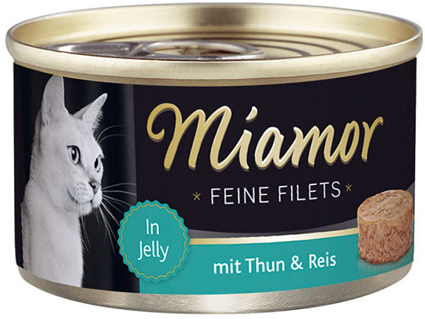 Miamor Feine Filets filety mięsne smak tuńczyk z ryżem 24x185g