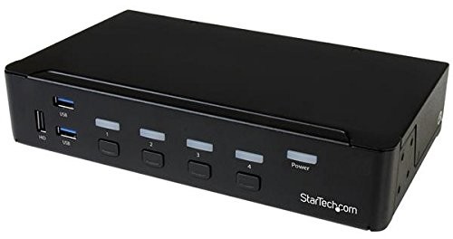 StarTech Startech sv43 1hdu3 a2 4 port HDMI KVM Switch with USB 3.0 Hub schwarz SV431HDU3A2