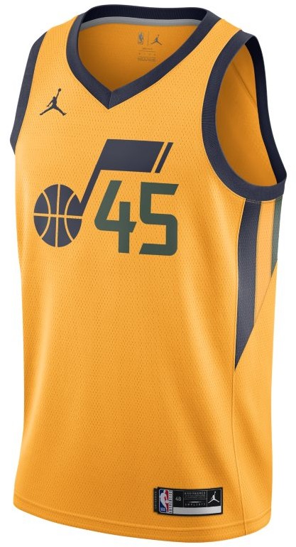 Nike Koszulka Jordan NBA Swingman Donovan Mitchell Jazz Statement Edition 2020 - Pomarańczowy CV9496-719