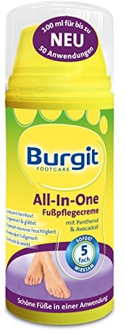 Burgit burgit komputer wielofunkcyjny All-in-One do pielęgnacji stóp kremowy, 1er Pack (1 X 100 G) 4010060