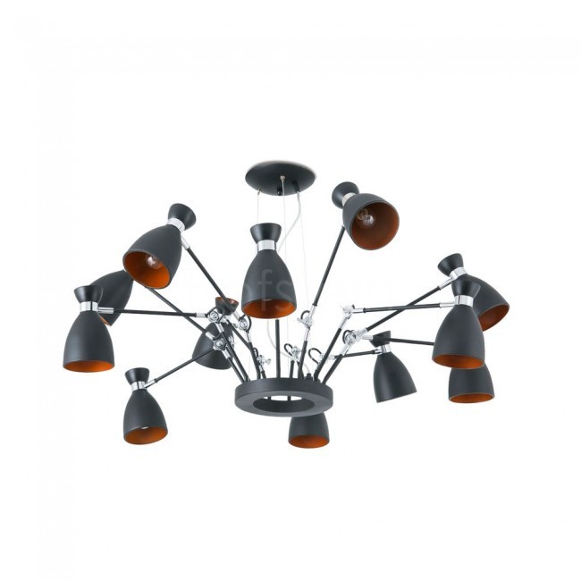 Faro Barcelona Barcelona Retro Lampa Wisząca Czarny 12-punktowe Nowoczesny Obszar wewnętrzny Retro Czas dostawy od 10-14 dni roboczych 20048