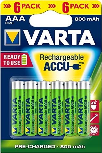 Varta AAA-akumulatorów, do ponownego ładowania, 800 mAh, 6er-Pack 56703101436