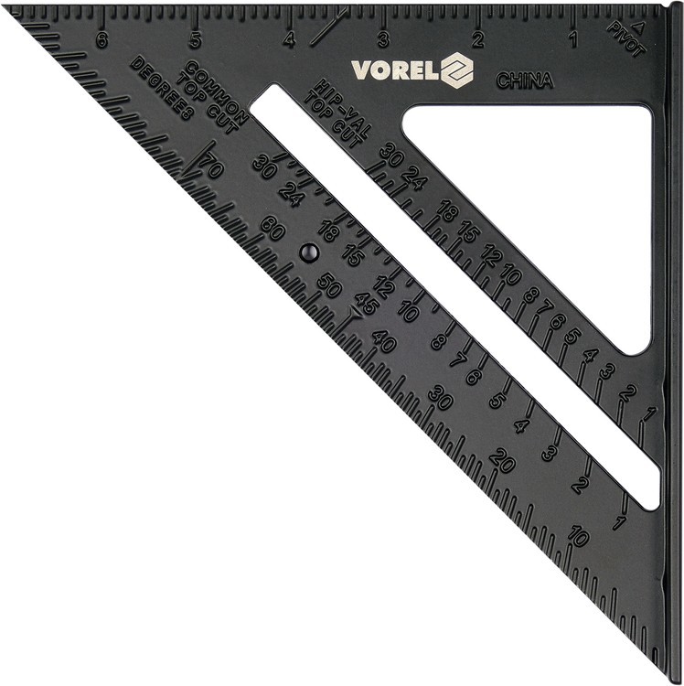 Vorel KĄTOWNIK ALUMINIOWY ZE STOPKĄ 250 MM
