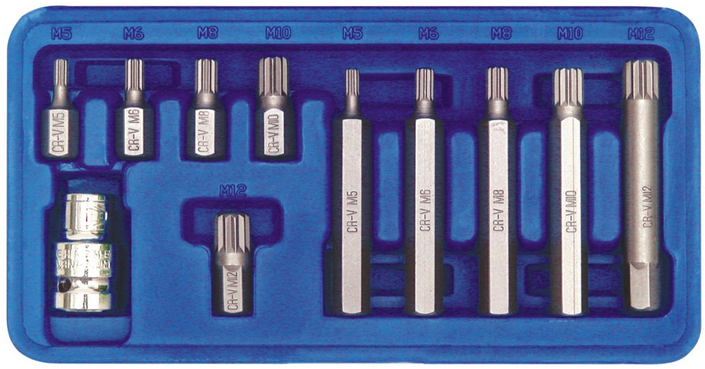 Zestaw bitów spline m5-m12 kpl.11szt. 66770