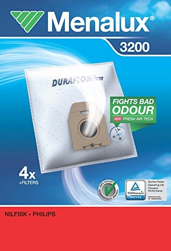 Menalux Duraflow 3200 4 x worki próżniowe do Karstadt/Philips 2043454