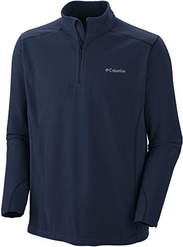 Columbia Męska bluza polarowa Klamath Range II zamek do połowy długości, niebieska (Collegiate Navy Solid), M 1352472