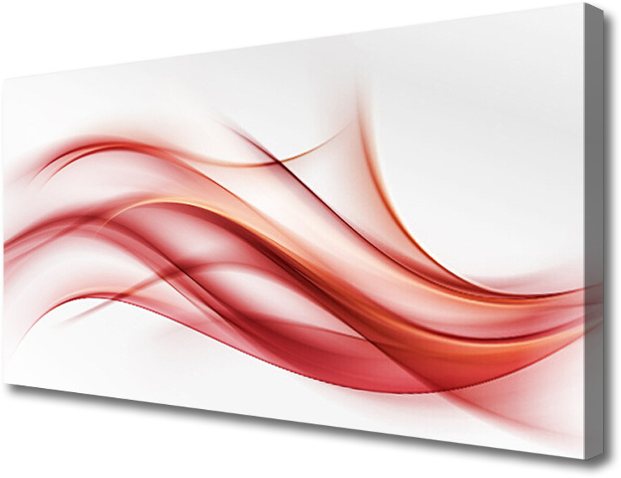PL Tulup Obraz Canvas Czerwona Abstrakcja Grafika 100x50cm