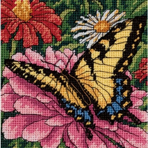 Dimensions Wymiary d07232 Mini-Needlepoint, motyl na cynia wytworna 07232