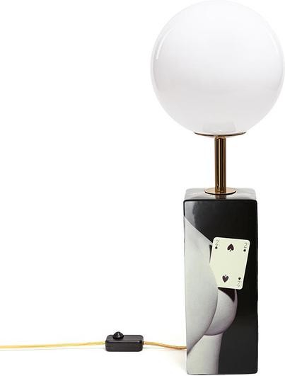 Seletti Lampa Toiletpaper Two of Spades porcelanowa 15252