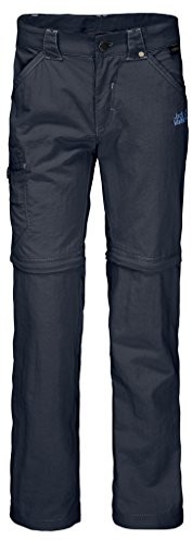 Zdjęcia - Odzież narciarska Jack Wolfskin Spodnie SAFARI ZIP OFF PANTS K night blue - 128 