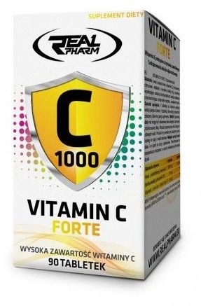 Real Pharm Sklep VITAMIN C FORTE 90TABL. ODPORNOŚĆ