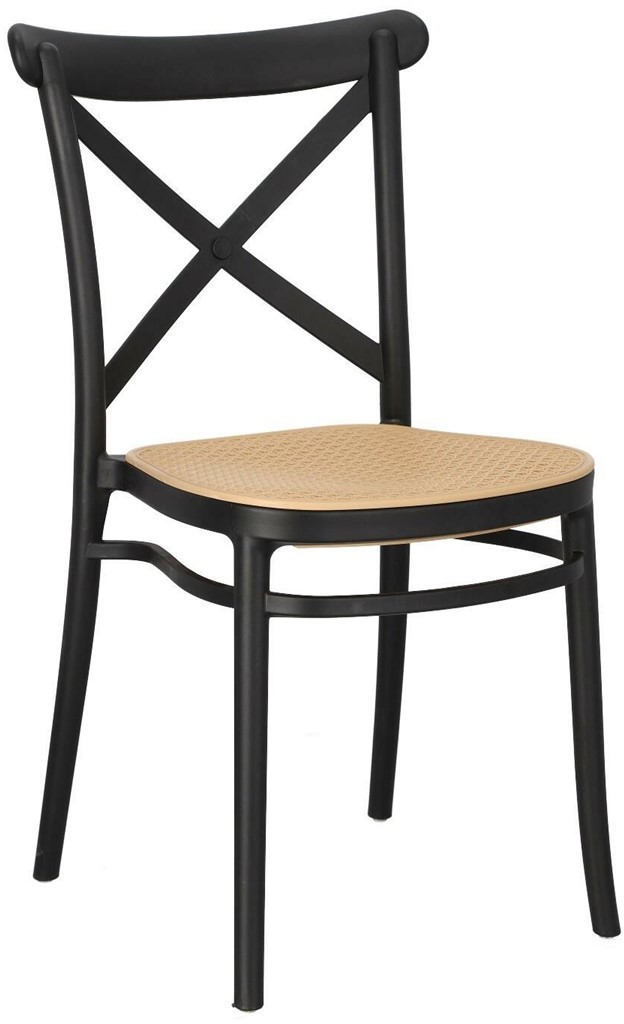 Intesi Krzesło Moreno czarne