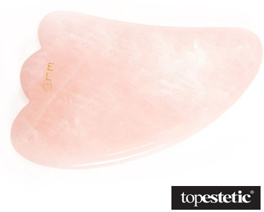 Easy Livin Easy Livin Modelujący Kamień GUA SHA Luksusowy kamień masujący wykonany z różowego kwarcu 1 szt.