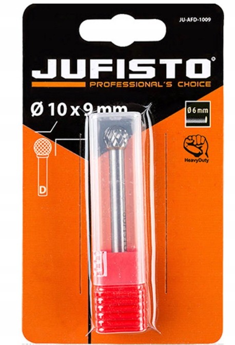 Frez Pilnik Obrotowy Do Metalu Stali 10x9 typ D