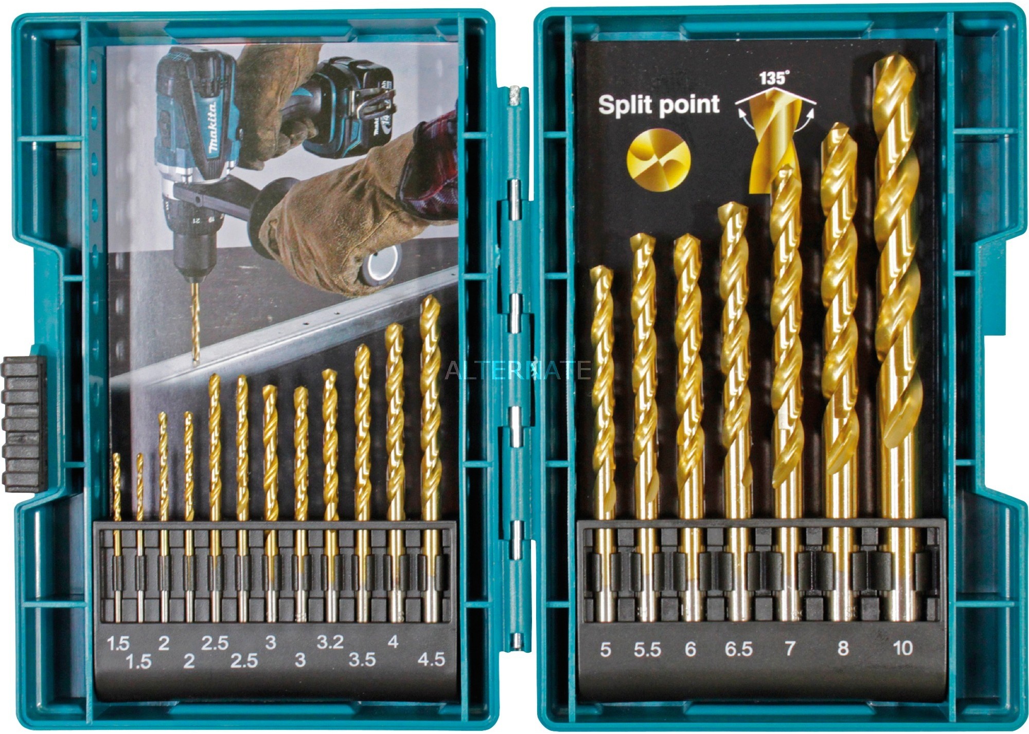 MAKITA B-67795, Wiertła bit zestawów 0088381543927